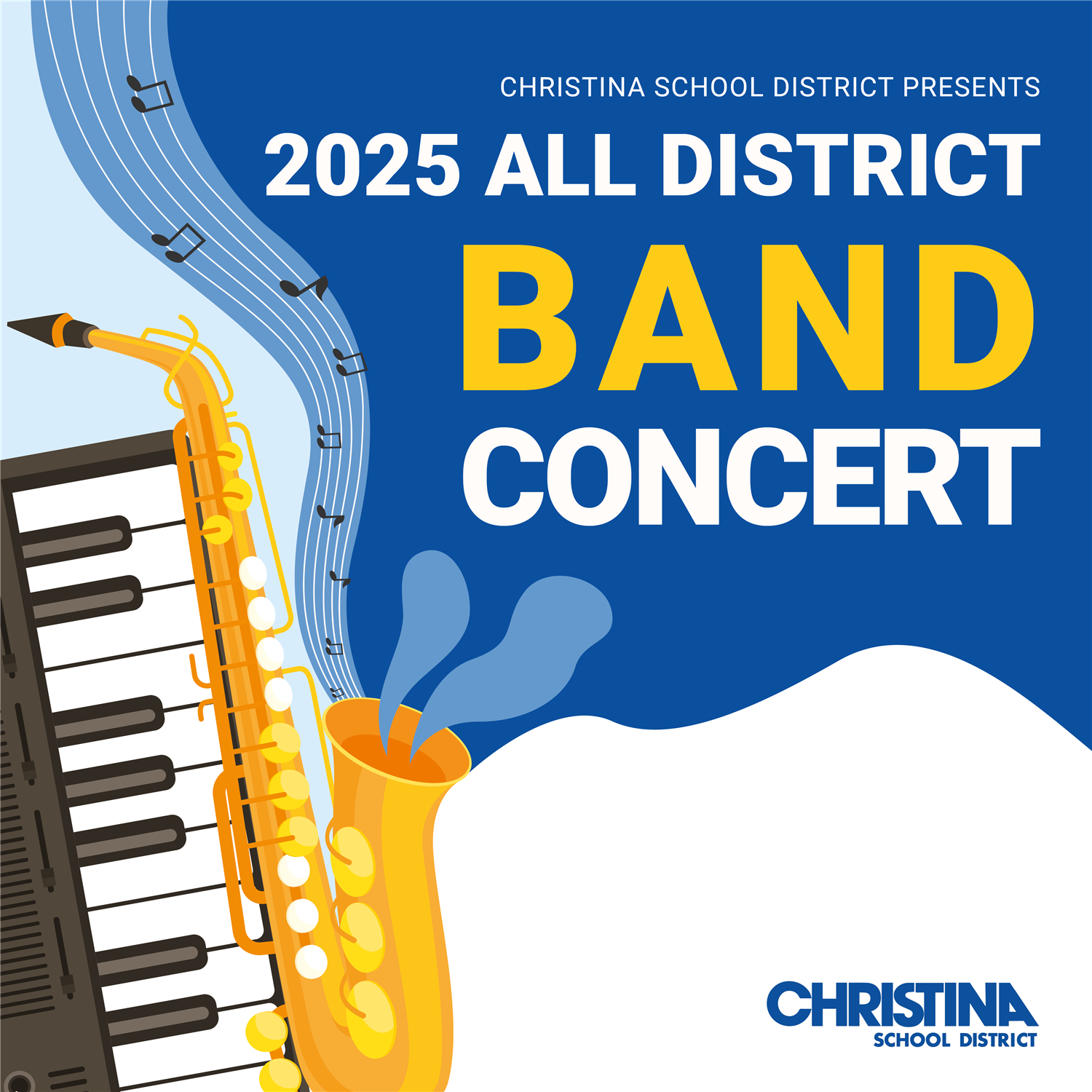 Christina School District Presents 2025 All district Band Concert